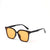 Damen moderne quadratische Sonnenbrille mit transparentem Rahmen Brehn 1780030387