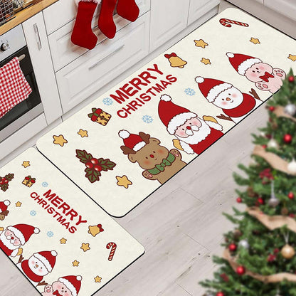 Weihnachts-Themen Küchenmatten Set Brehn