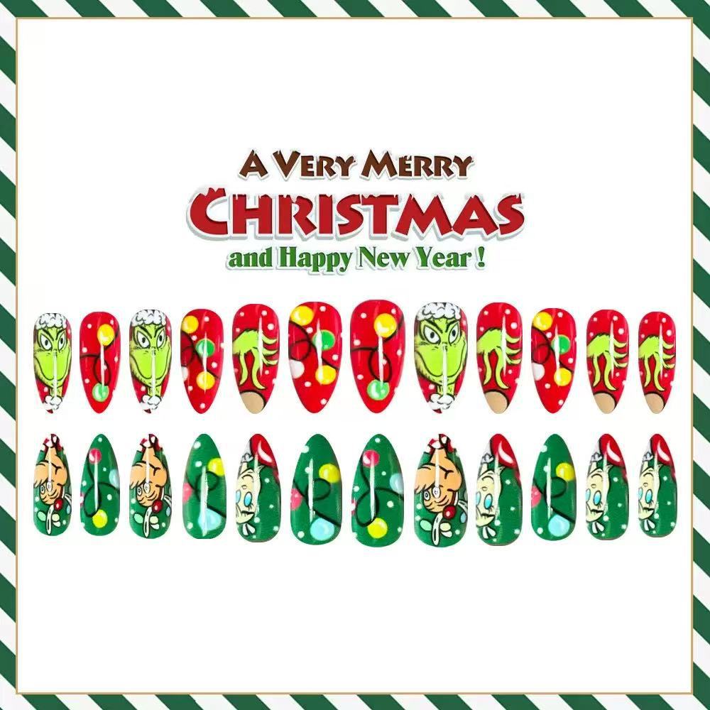 Kunstnagelset mit kreativen Weihnachtsmotiven Brehn