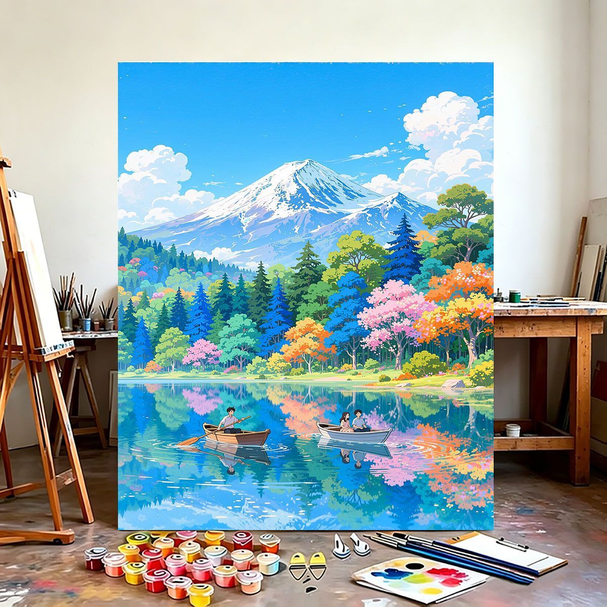 Szenerische Berglandschaft Wandkunst Brehn