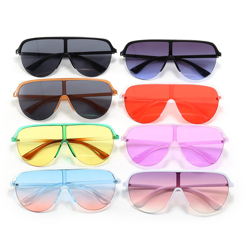 Damen oversized Visier Sonnenbrille Brehn