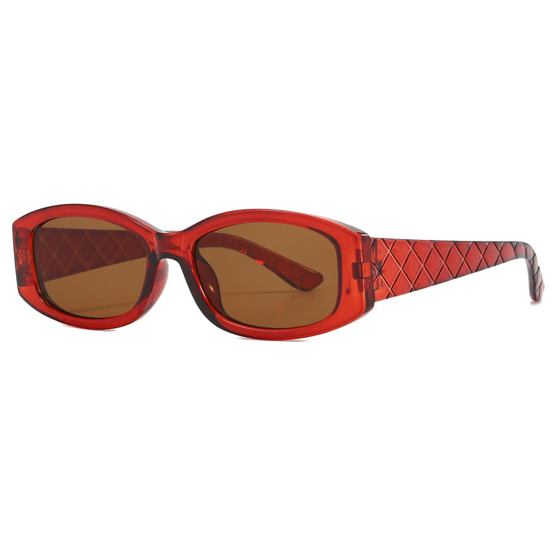 Damen Modische Retro-Sonnenbrille mit quadratischer Fassung Brehn