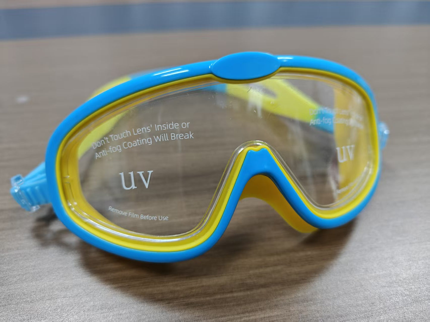 Schwimmmaske mit Breitem Sichtfeld und Uv-Schutz Brehn