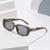 Klassische breite quadratische Sonnenbrille