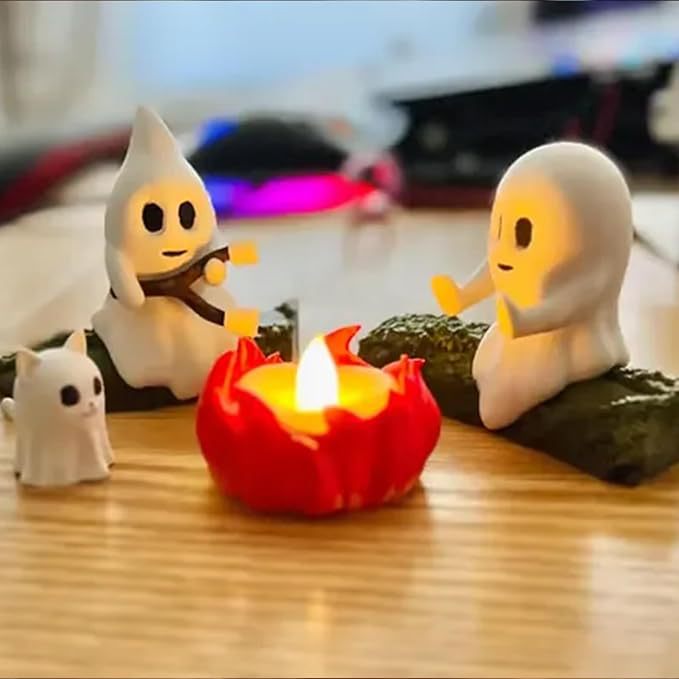 Kreatives Ghost Campfire Figuren Set Brehn