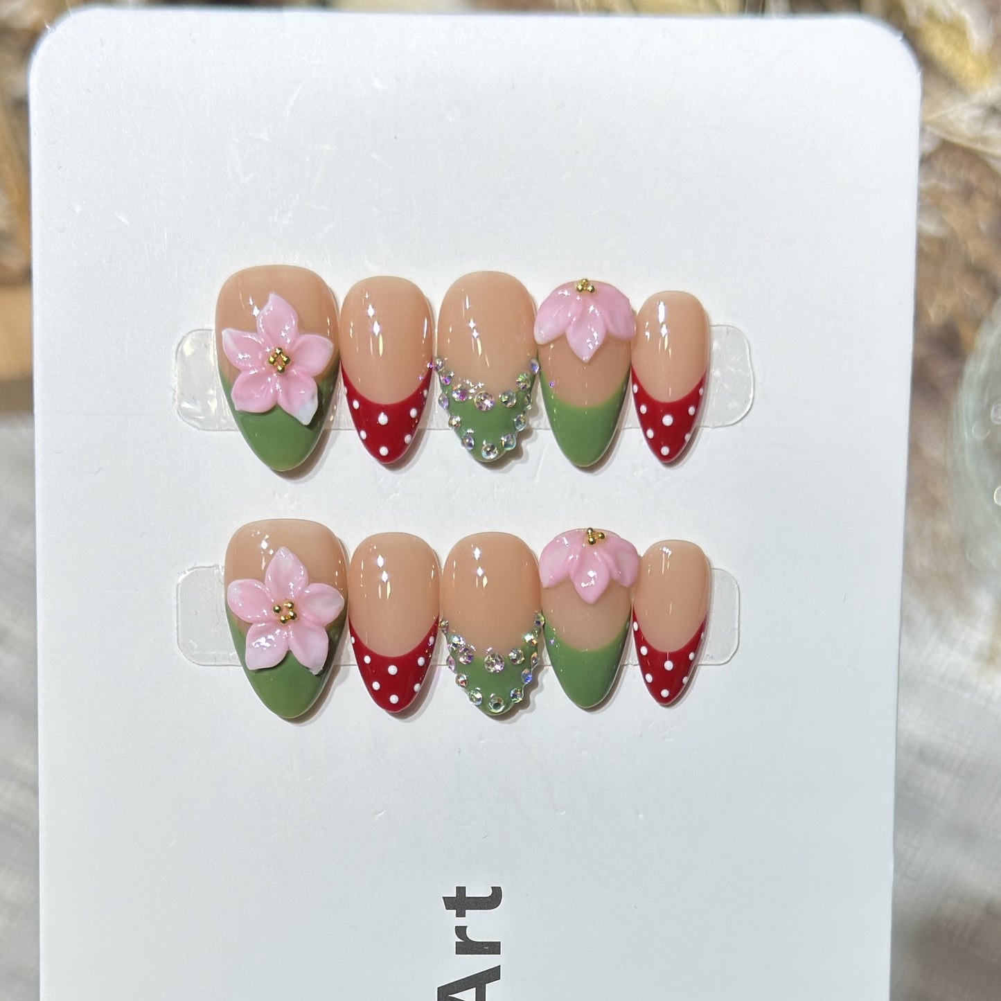 Wiederverwendbares Press-On Nagelset Brehn