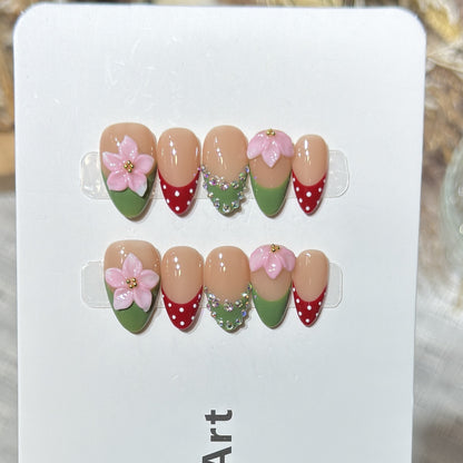 Wiederverwendbares Press-On Nagelset Brehn