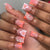 Floral Accent Press-On Nail Set Brehn