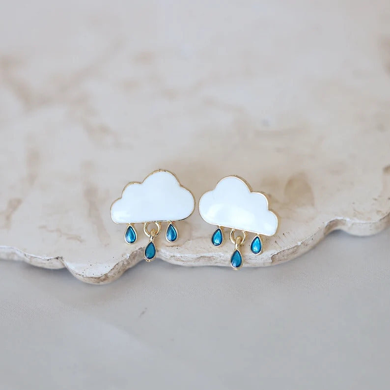 Cloud-Inspired Dangle Earrings Brehn