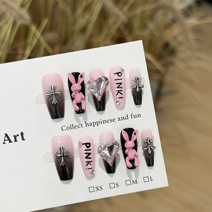 Einzigartige Thematische Press-On Nagelkunst