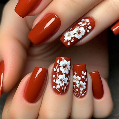 Floral Acryl Nagelkunst Verlängerungen Brehn 1789713260