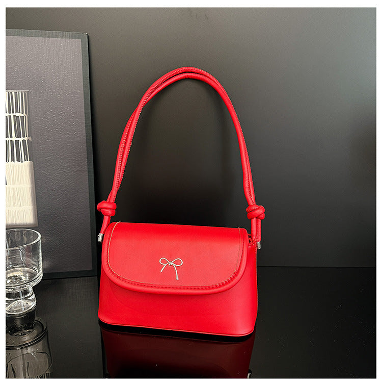 Minimalistische Schleifen-Detail Crossbody-Handtasche Brehn