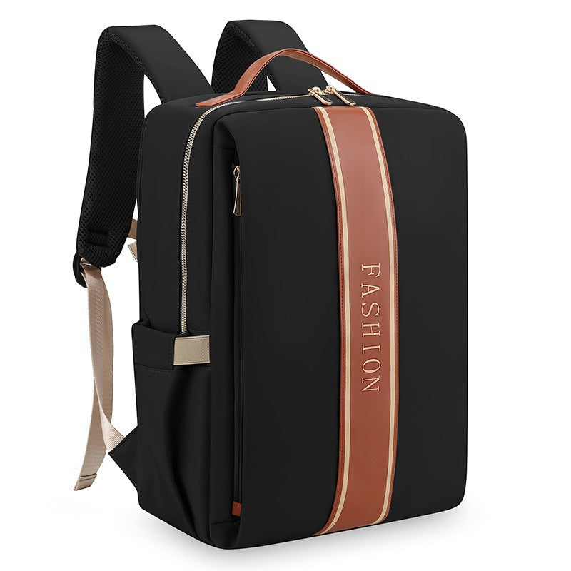 Stylischer strukturierter Laptop-Rucksack Brehn