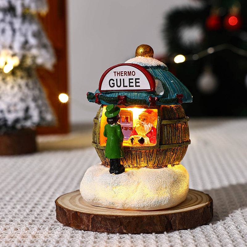 Beleuchtete Weihnachtsdorf-Dekoration Brehn