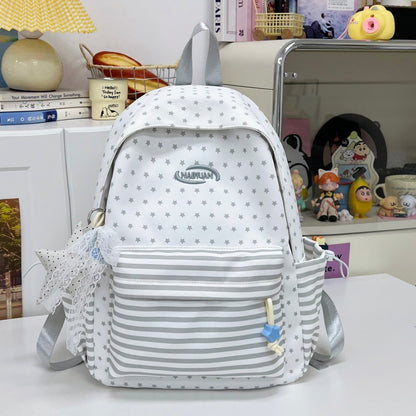 Stylischer Sternmuster Casual Rucksack Brehn