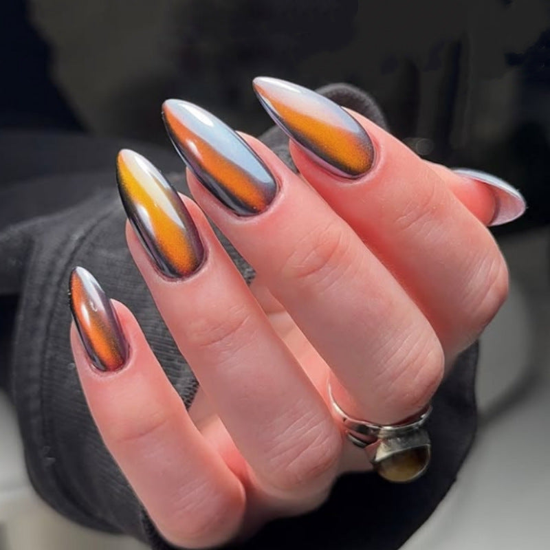 Gradient Stiletto Press-On Nail Set Brehn