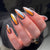 Gradient Stiletto Press-On Nail Set Brehn