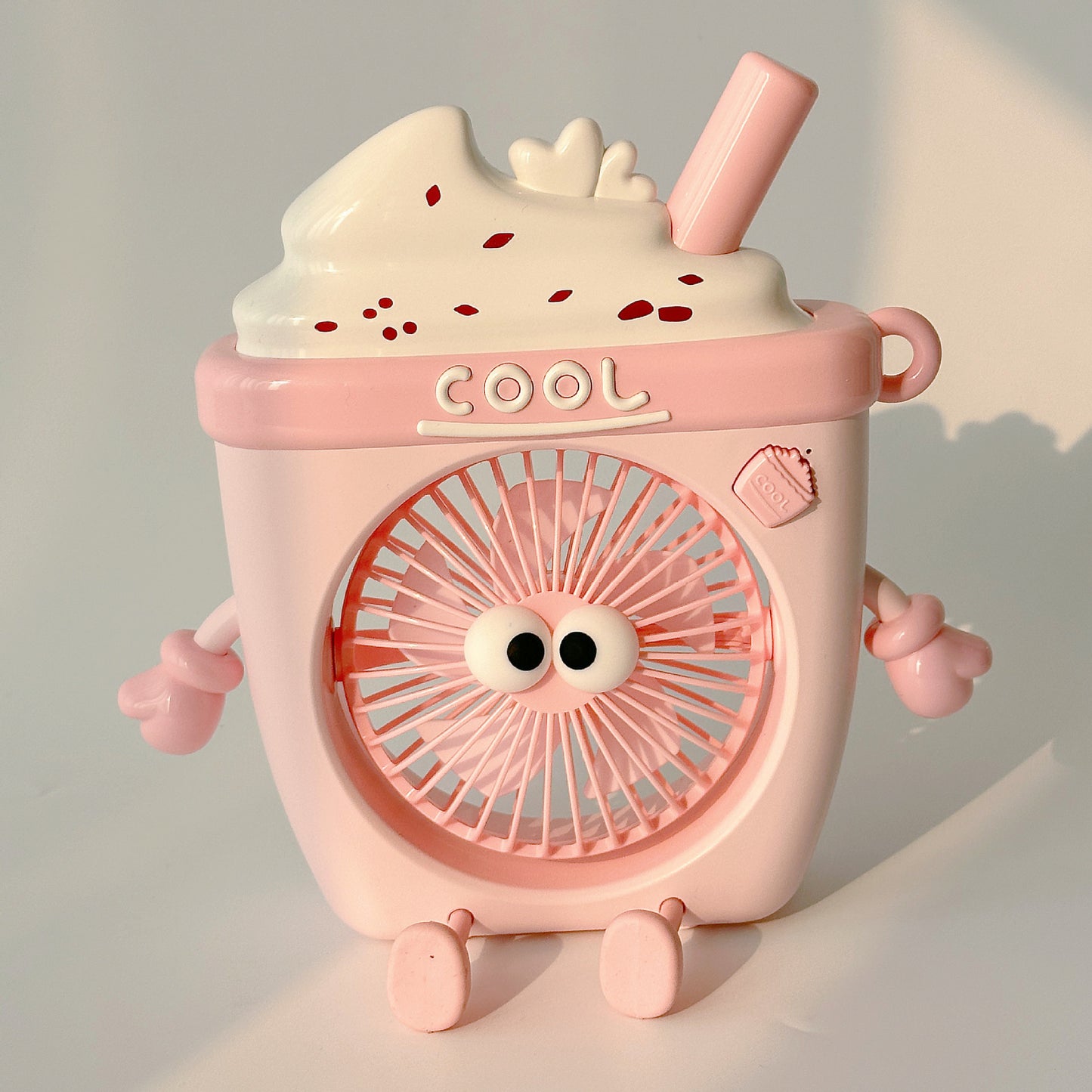 Damen Tragbarer Mini Ventilator mit niedlichem Dessert-Design Brehn