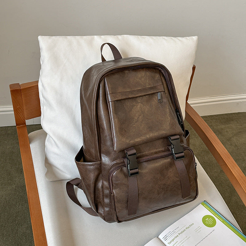 Vintage-Style Leder Rucksack Brehn