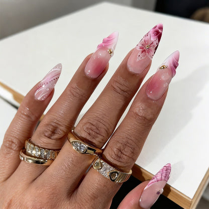 Künstlerisches Stiletto-Nail-Design Brehn