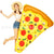 Damen Aufblasbare Pizza-Liege Brehn