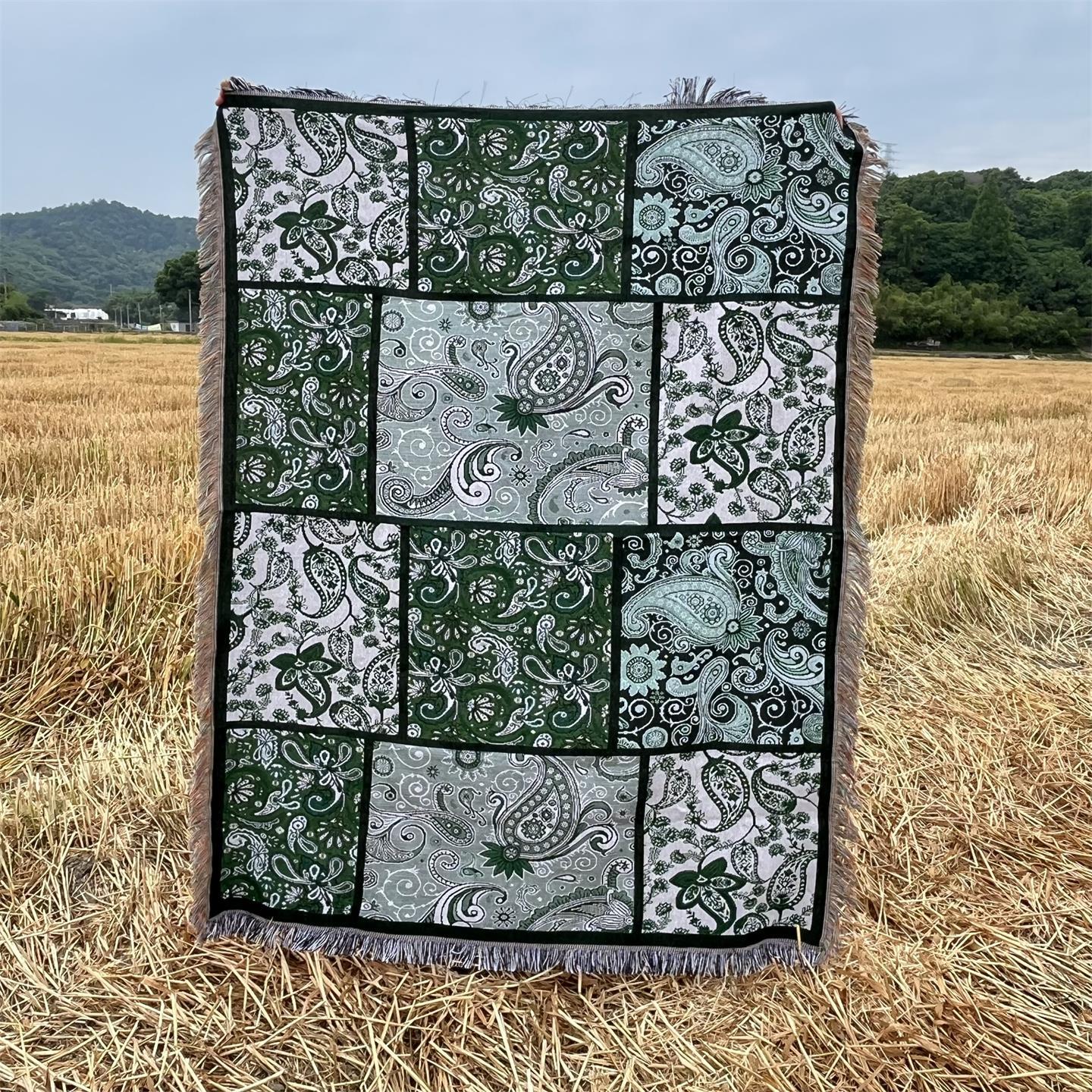 Dekorative Patchwork-Wurfdecke