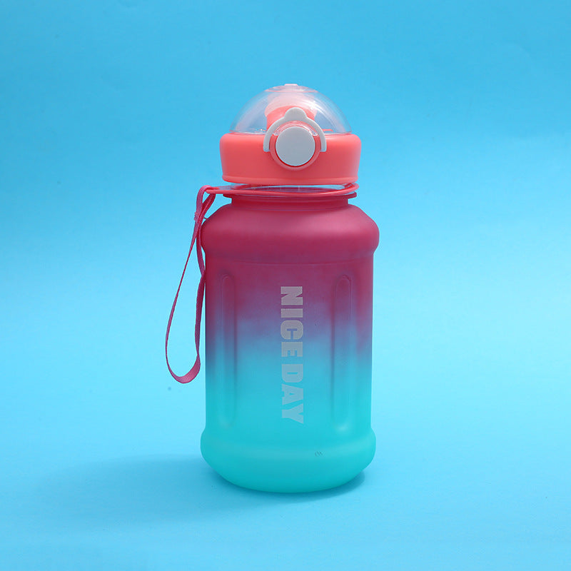 Damen Sportliche Trinkflasche mit praktischem Verschlussmechanismus Brehn