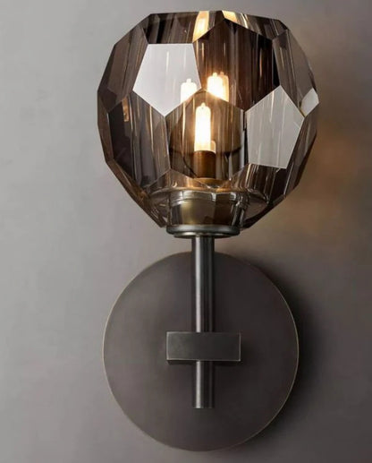 Elegante Kristall Wandleuchte