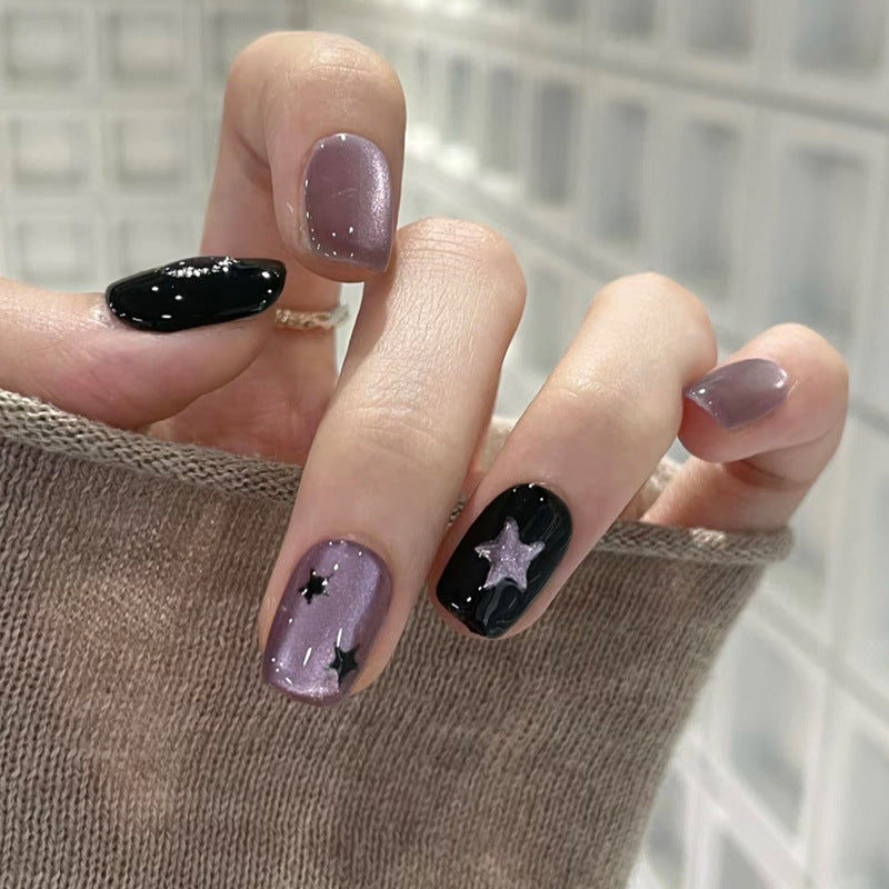 Sternen-Themen Druck-On Nagelset Brehn