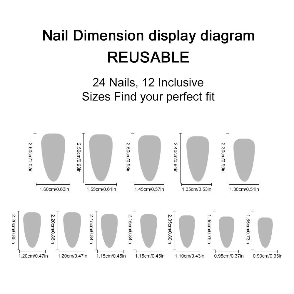 Kunstnagelset für trendige Nageldesigns Brehn