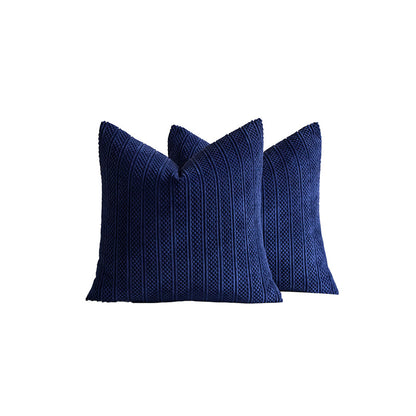 Chunky Ribbed Strick Quadrat Kissenbezüge Set