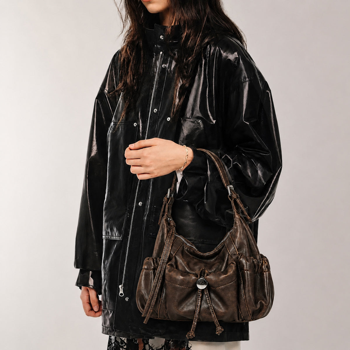Lässige Bucket Bag