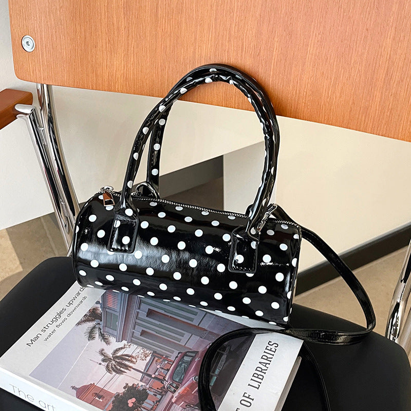 WoChic Strukturierte Gepunktete Handtasche Brehn