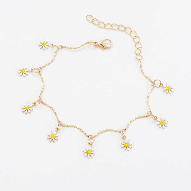 Florale Charm Fußkette Brehn