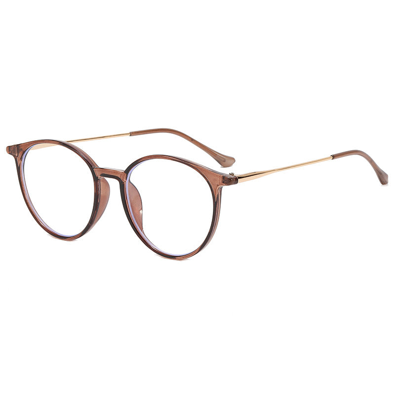 Damen modische runde Brille mit filigranem Design Brehn