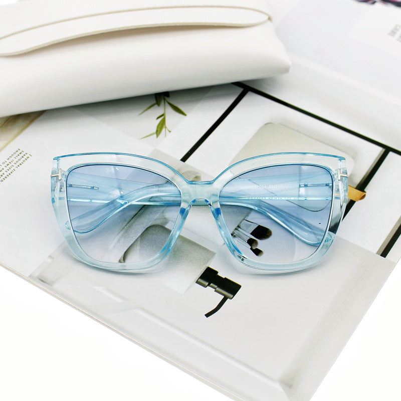 Damen Cat-Eye Sonnenbrille mit eleganten Akzenten Brehn
