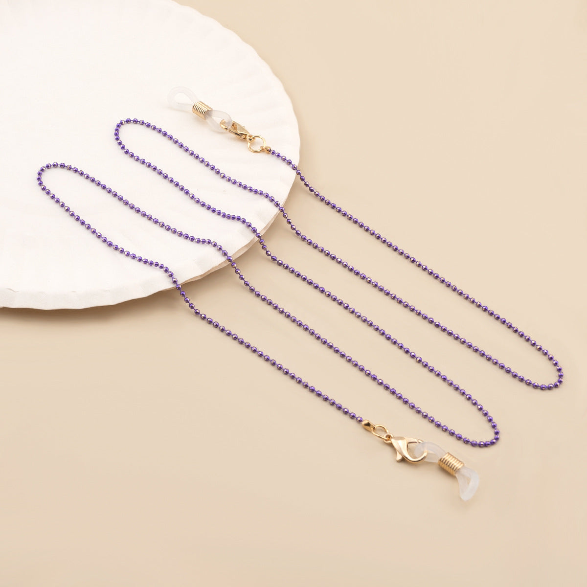 Elegante Perlen Brillen Kette Brehn