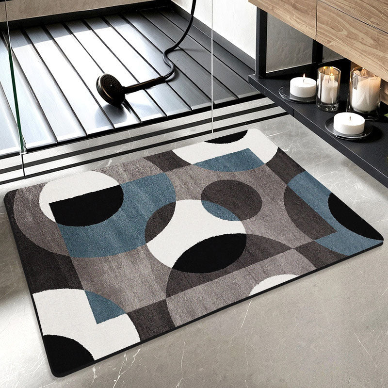 Geometrisches Muster Weicher Memory-Schaum Badezimmermatte Brehn