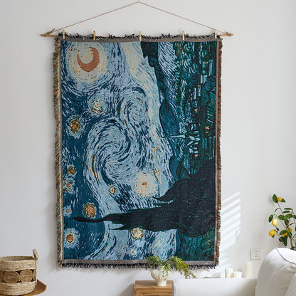 Künstlerisches Wandteppichwandbehang
