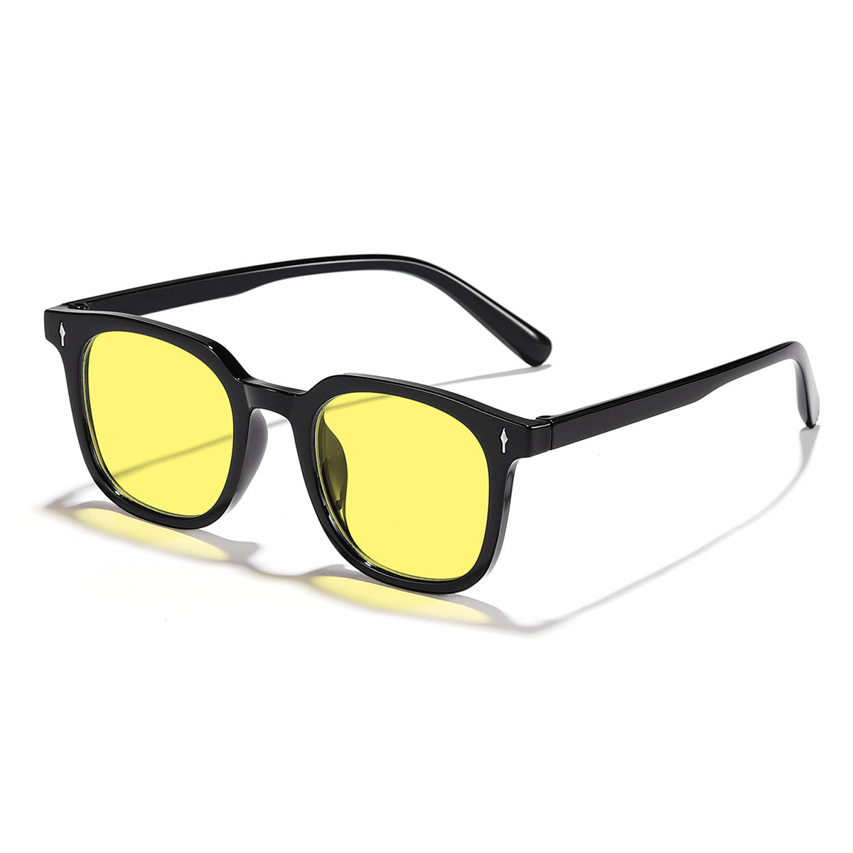 Damen modische Sonnenbrille mit transparentem Rahmen und UV-Schutz Brehn