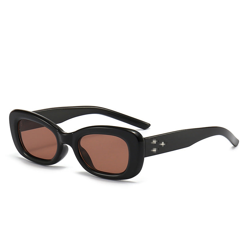 Retro Rechteck Sonnenbrille