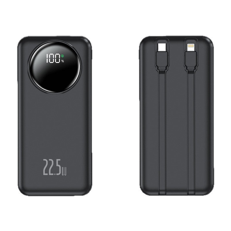 Powerbank mit Multifunktionalem Usb-Anschluss und Digitaler Ladestandanzeige Brehn