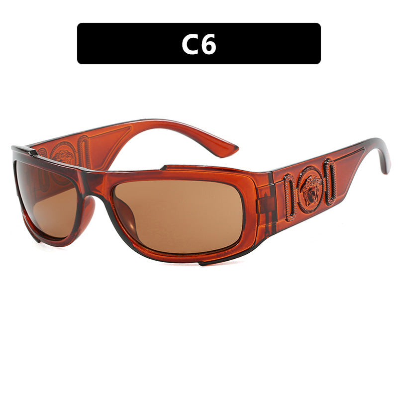 Damen sportliche Sonnenbrille mit ergonomischem Design und UV-Schutz Brehn