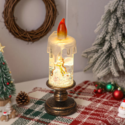 Nostalgische LED Weihnachtskerzen-Deko Brehn