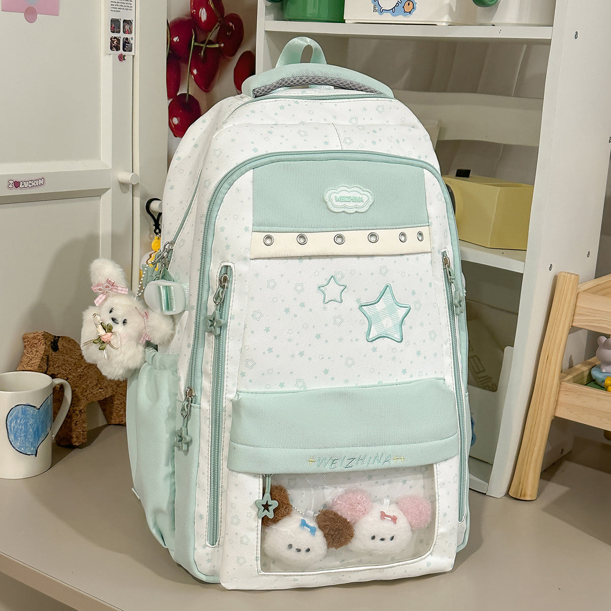 Transparente Taschen-Rucksack Brehn