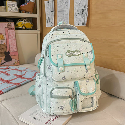 Stylischer Sternenmuster-Rucksack Brehn