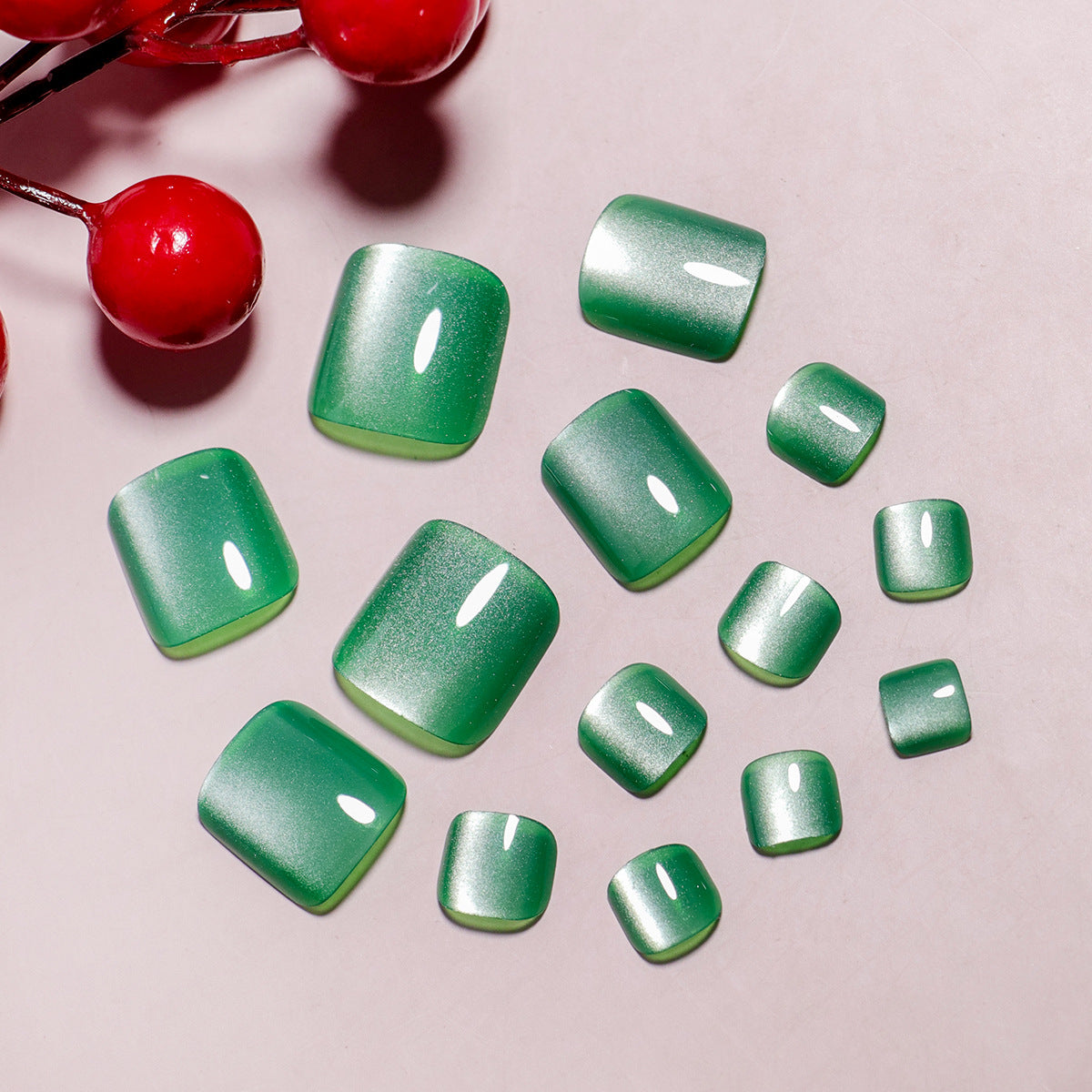 Glänzende Press-On Nagelkollektion Brehn