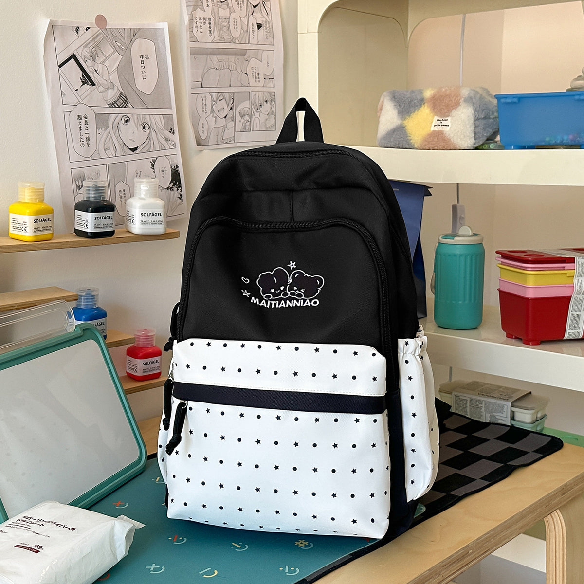 Stylischer Dual-Compartment Rucksack Brehn
