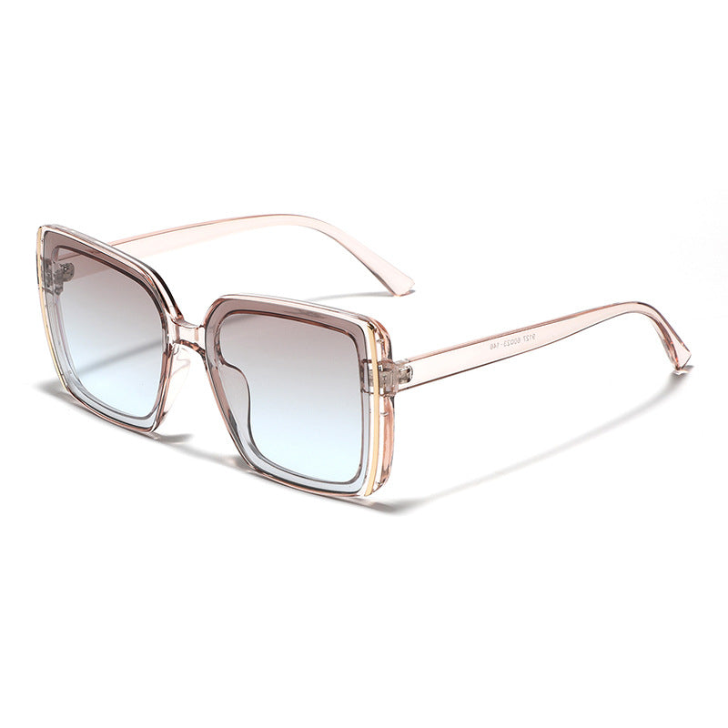 Damen oversized Designer-Sonnenbrille mit einzigartigem Rahmen Brehn