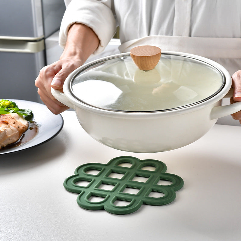 Hitzebeständiger Silikonuntersetzer mit Dekorativem Design Brehn